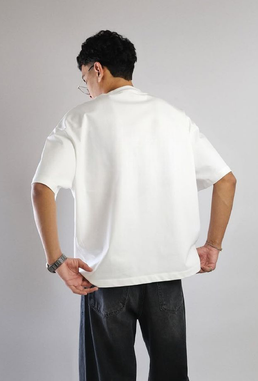 White Oversized Tee